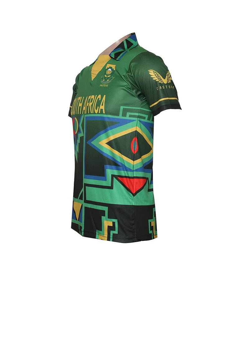 Generic - South Africa Cricket Jersey World Cup 2021 Supporter All Cricket Team Uniform - Image 1