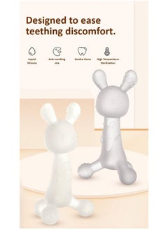 StarAndDaisy StarAndDaisy Soft Silicone Teether for 6 to 12 Months with Storage Case, Teether for Baby with Natural Organic Freezer Safe for Infants and Toddlers, Silicone Baby Teethers.  - Image 2