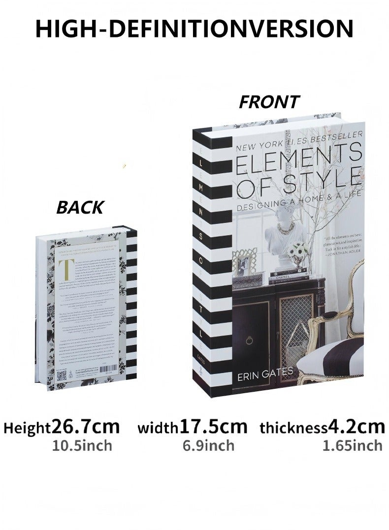 In Air Decorative Books for Home Decor,Set of 3 Stylish Fake Books of Room Books Decor Aesthetic,for Coffee Table Decor,Living Room, Table, Shelf Decor,Modern Hardcover Stacked Display Books - Image 2