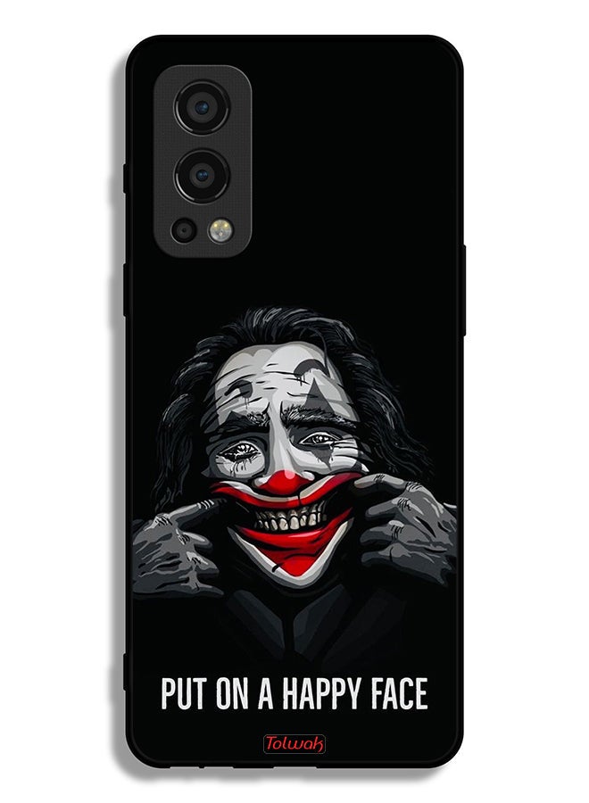 Tolwak OnePlus Nord 2 5G Protective Case Cover Put On Happy Face - Image 2