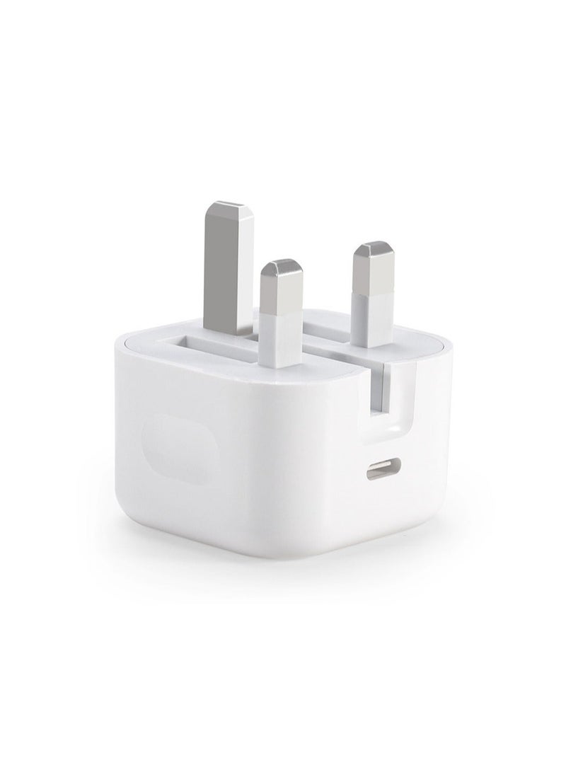 Power Adapter Wall Charger With Type-C Port UK Plug For All Smart Phones - Image 3