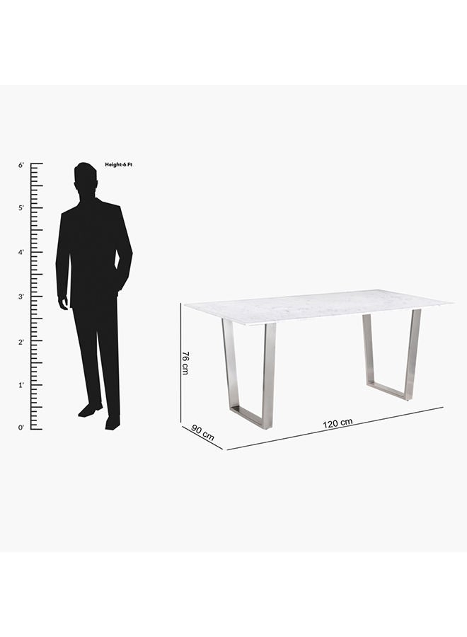 Home Box Silverado 6-Seater Dining Table 90x76x180 cm  - Image 5
