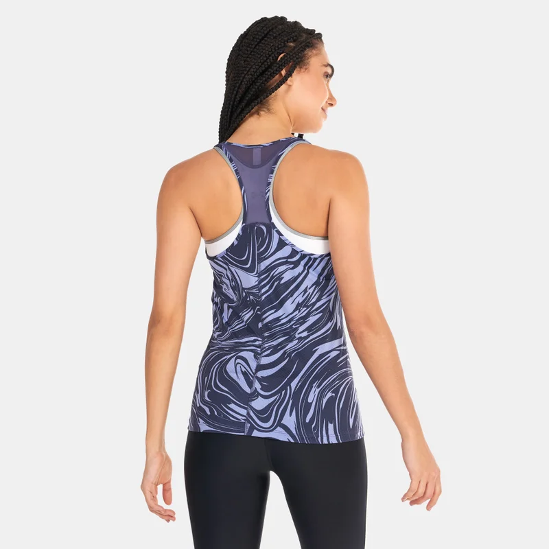 اندر ارمور توب نسائي HeatGear® Armour Racer Print