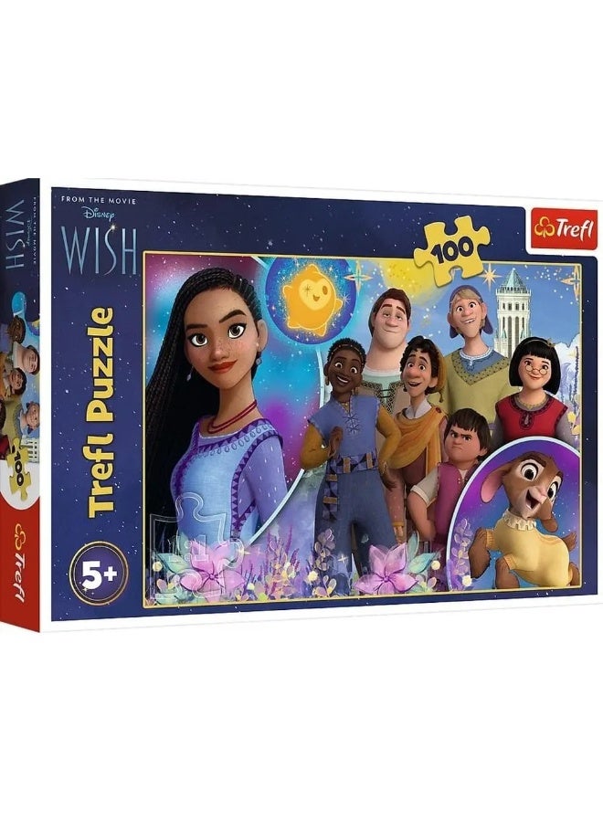 Trefl - Disney Wish Puzzle 100 Pieces - 16474 - Image 1