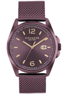 COACH Men's Purple Dial Analog Quartz Watch 41 - 14504252 
