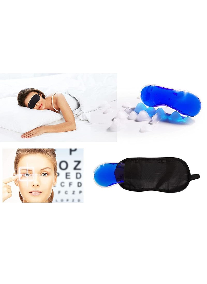 CLICKSY CLICKSY Eye Mask Cooling Gel Eye Cooling Gel Pads Ice Gel Mask Cooling Eyes Ice Eye Mask Pain Relief Redness Eye Gel For Dark Circles Eye Patches for Women and Men Multi  - Image 2