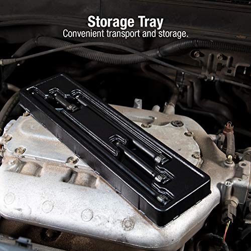 SUNEX TOOLS 3504, 3/8 Inch Drive Impact Extension Set, 4 Pieces, SAE, 3" to 15", Cr-Mo Steel, Radius Corner Design, Wobble Drive, Steel Ball Retainer, Dual Size Markings, Storage Tray - Image 5