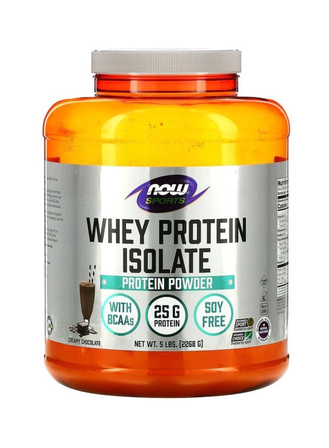 Now Foods Whey Protein Isolate Powder - Creamy Chocolate - Image 1