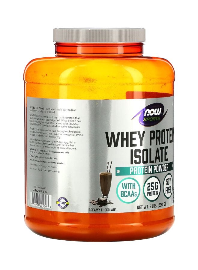 Now Foods Whey Protein Isolate Powder - Creamy Chocolate - Image 3
