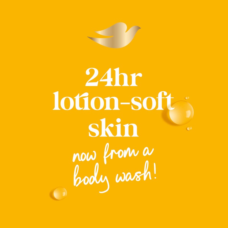 Dove غسول الجسم دوف مع مضخة توهج المانجو وزبدة اللوز لترطيب البشرة الناعمة لمدة 24 ساعة - منظف للبشرة مرطب بدون كبريتات وبدون بارابين 30.6 أونصة - Image 5