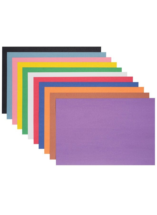 Prang SunWorks 6526 Construction Paper, 11 Assorted Colors, 12" x 18", 150 Sheets - Image 3