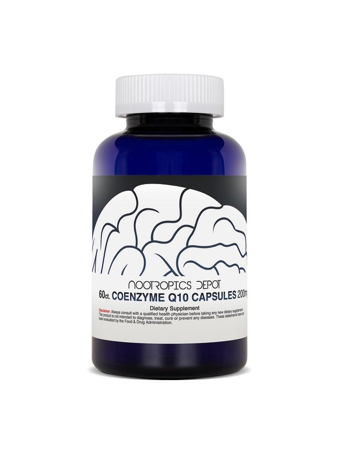 Nootropics Depot - Nootropics Depot CoEnzyme Q10 Capsules | 200mg | Ubiquinone | 60 Count | Energy, Cognitive & Cellular Function - Image 1