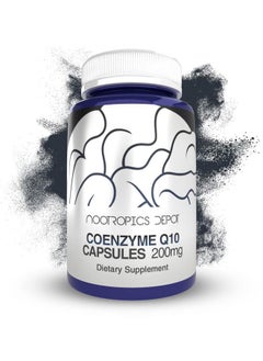 Nootropics Depot Nootropics Depot CoEnzyme Q10 Capsules | 200mg | Ubiquinone | 60 Count | Energy, Cognitive & Cellular Function  - Image 1