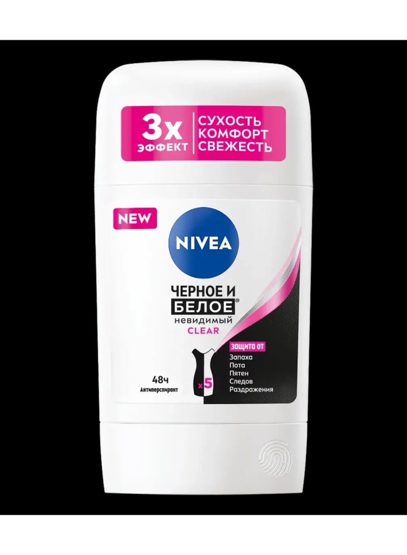 Deodorant Stick Black White 50 ml