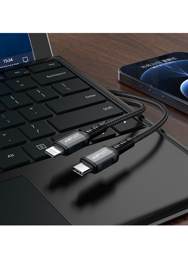 ACEFAST C1-01 USB-C to Lightning charging data cable. - Image 3