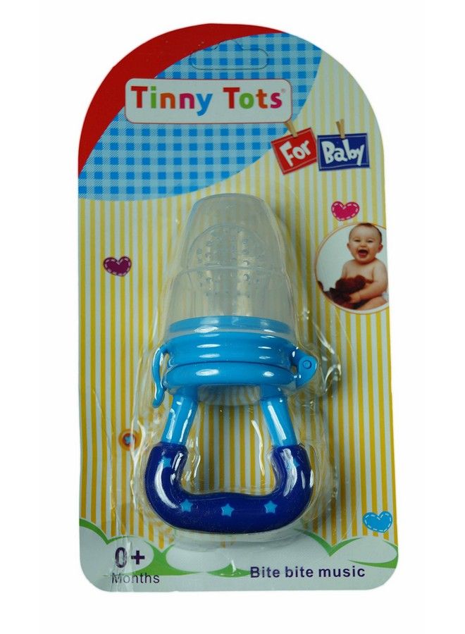 Tinny Tots Silicone Baby Food; Fruit Feeder; Baby Teether; Baby Soother (Blue) - Image 3