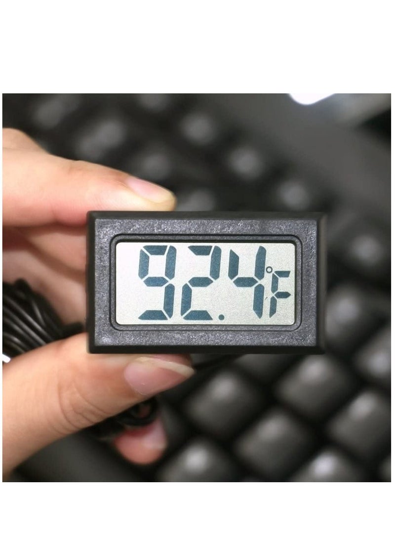 Ntech Ntech 2 pack Mini Hygrometer Thermometer Digital Indoor Humidity Gauge Monitor with Temperature Meter Sensor Fahrenheit  - Image 3