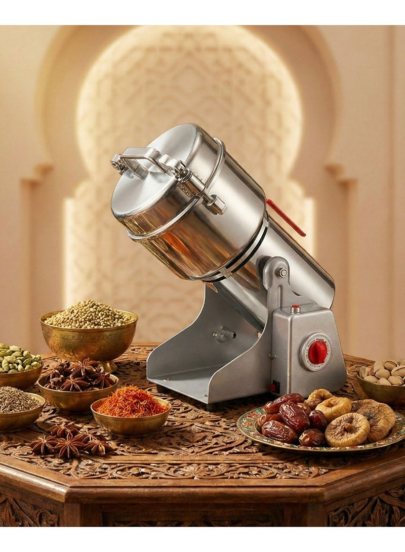 Denx Electric Coffee Grinder Grinder Machine Spice Grinder Bean Grinder 3000 W Multi Speeds Large Capacity (with 22 Extra Spare Parts) - Image 5