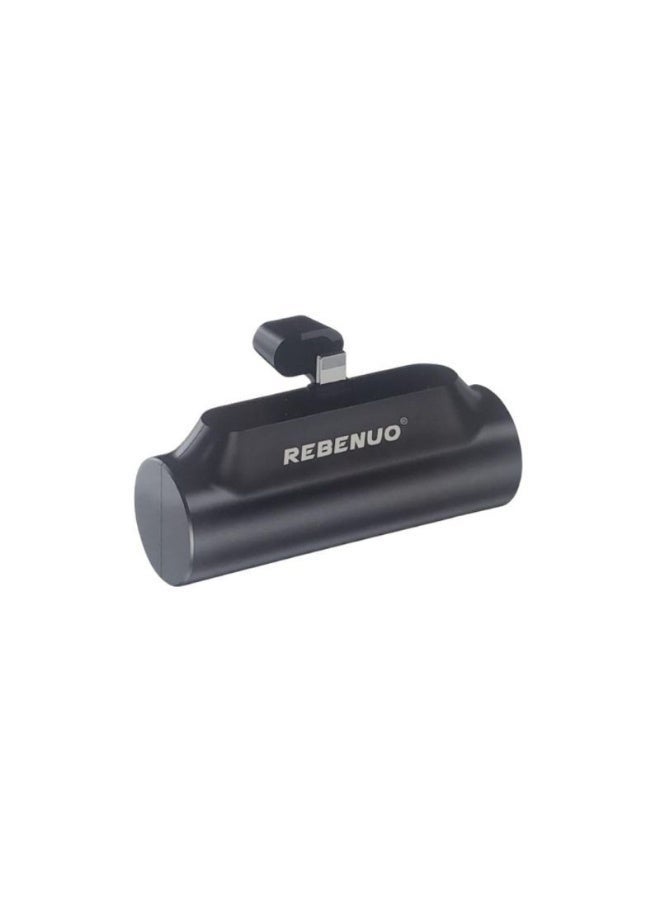 REBENUO Power Bank, Energy Bank, REBENUO Mini Portable Charger, 10,000mAh Capacity, Direct Plug-in Cable-Free Charging, iOS Port for iPhone & Type-C Port for Android, Lightweight Emergency Design - Image 3