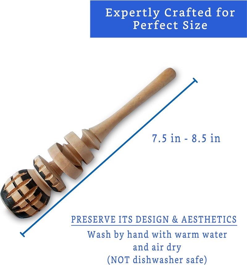 GLOBE ROCKET Authentic Artisanal Molinillo Hot Chocolate Frother (Small Cup Size) - Handmade Wooden Whisk for Mexican Hot Chocolate - Molinillo Wooden Wisk - Traditional Mexican Cookware - Image 3