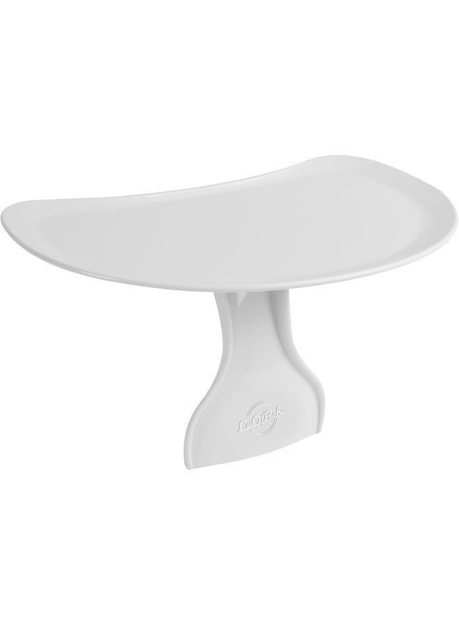 LuQiBabe Baby Booster Seat Tray Attachment Only Compatible with Bumbo Baby Infant Toddler Floor Seat Feeding Tray for Boys and Girls 3 to 12 Months - White - Image 1