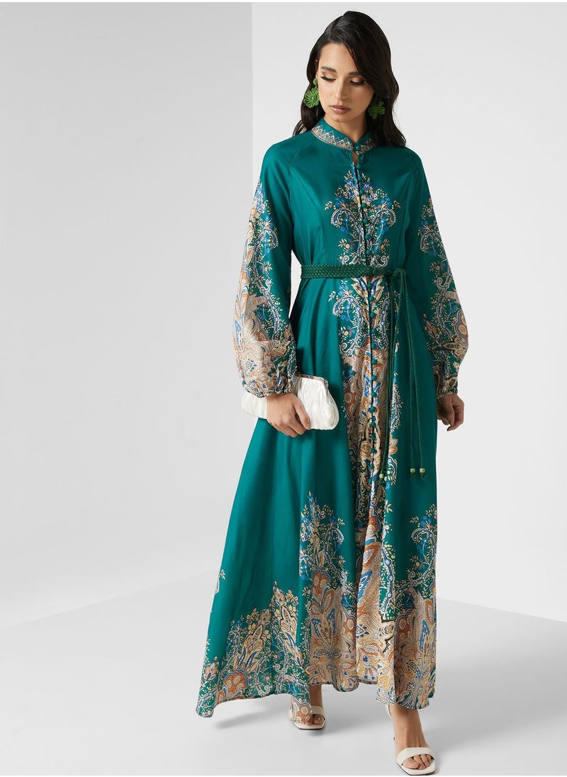 Khizana Abstract Print Dress  - Image 1