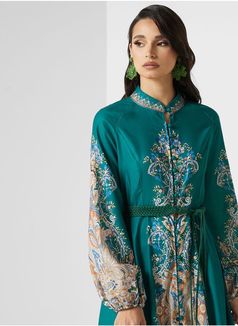 Khizana Abstract Print Dress  - Image 3