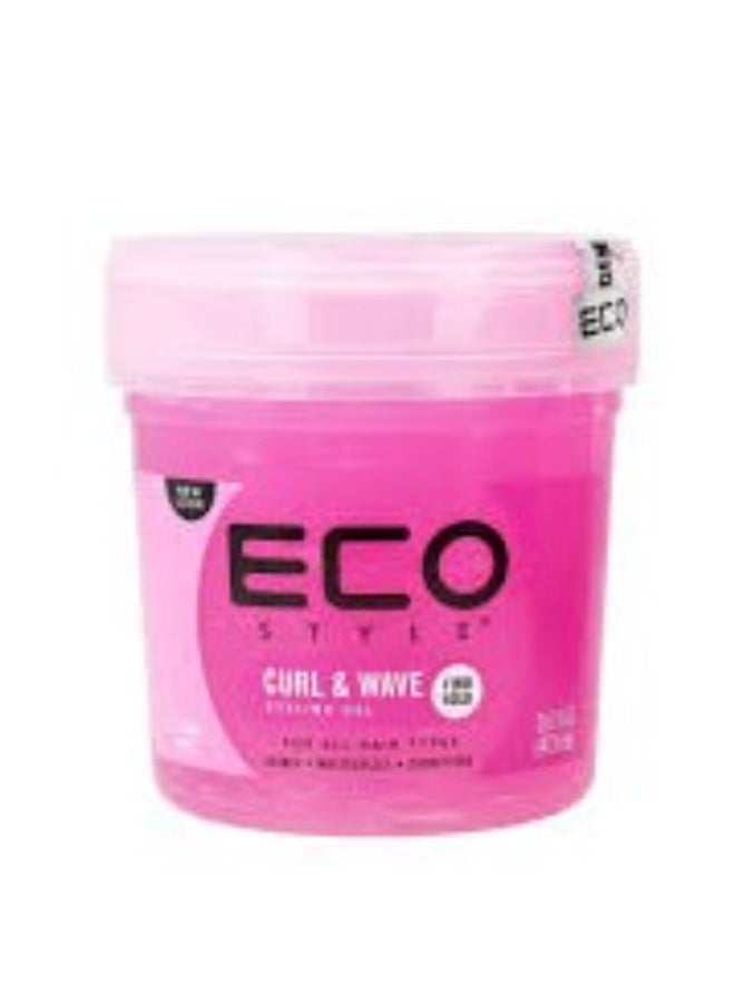 Eco Style Curly and Wavy Hair Styling Gel