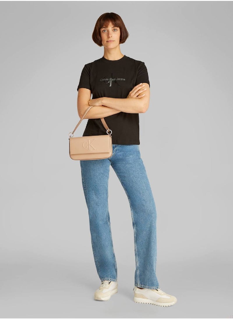 Calvin Klein Jeans Sculpted Flap Shoulder Pouch  - Image 2