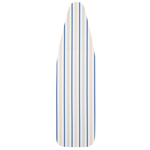 Household Essentials Basic Standard Ironing Board Cover and Pad Set, Multicolor Stripe Pattern - Image 1