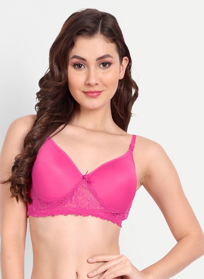 FIMS Pack of 2 Rapid-Dry Lace Lightly Padded Bra - Image 2