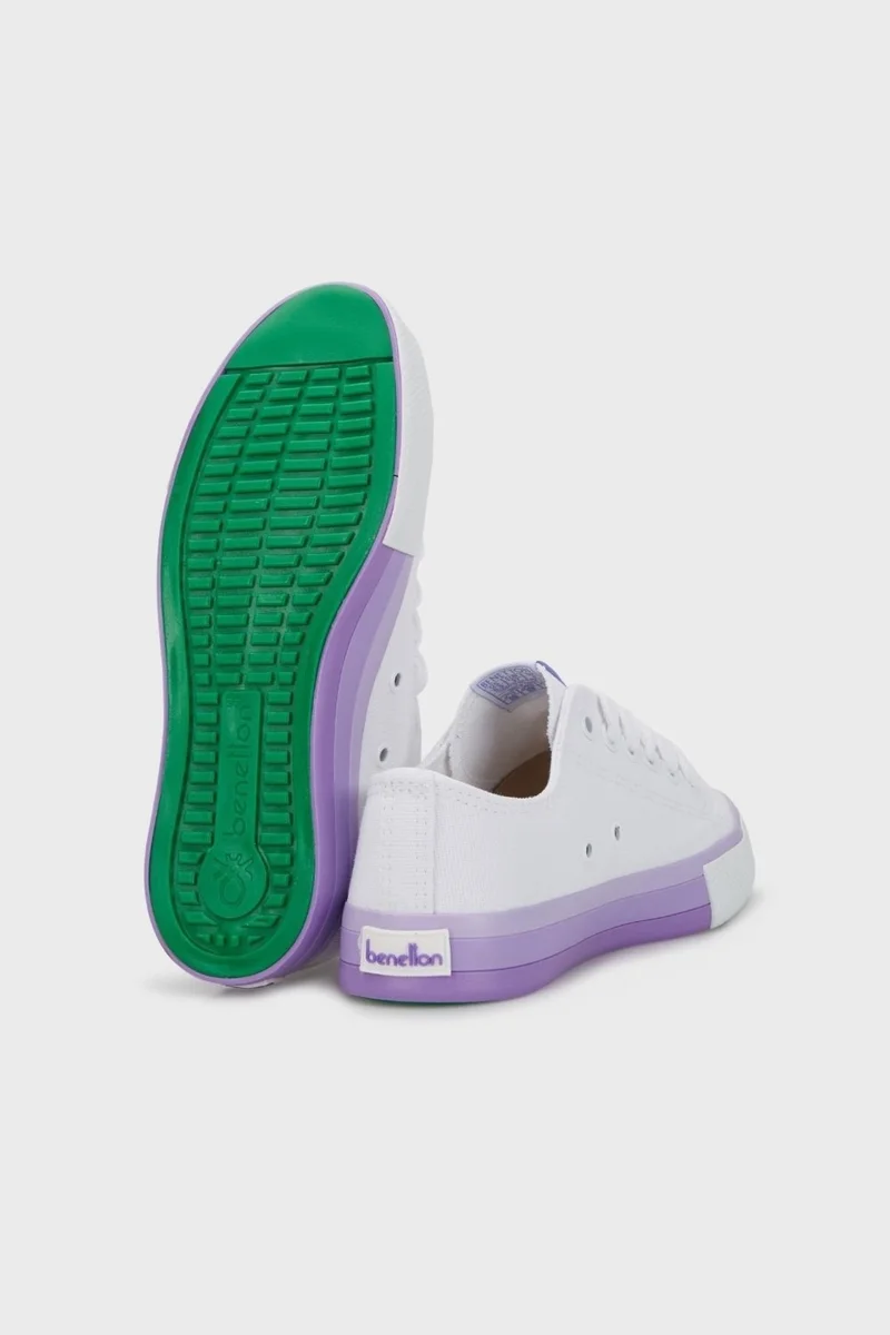 بينيتون ® New Season Women's Sports Shoes BN30176 White Lilac