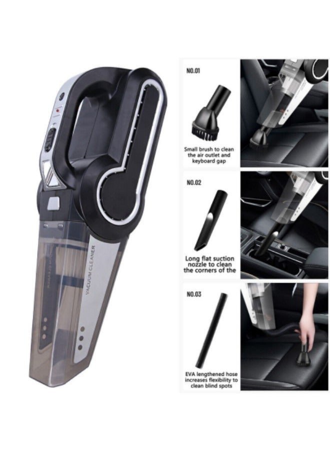 GGEROU Powerful Car Vacuum Cleaner, Portable Wet&Dry Handheld Strong Suction Car Vacuum - Image 3