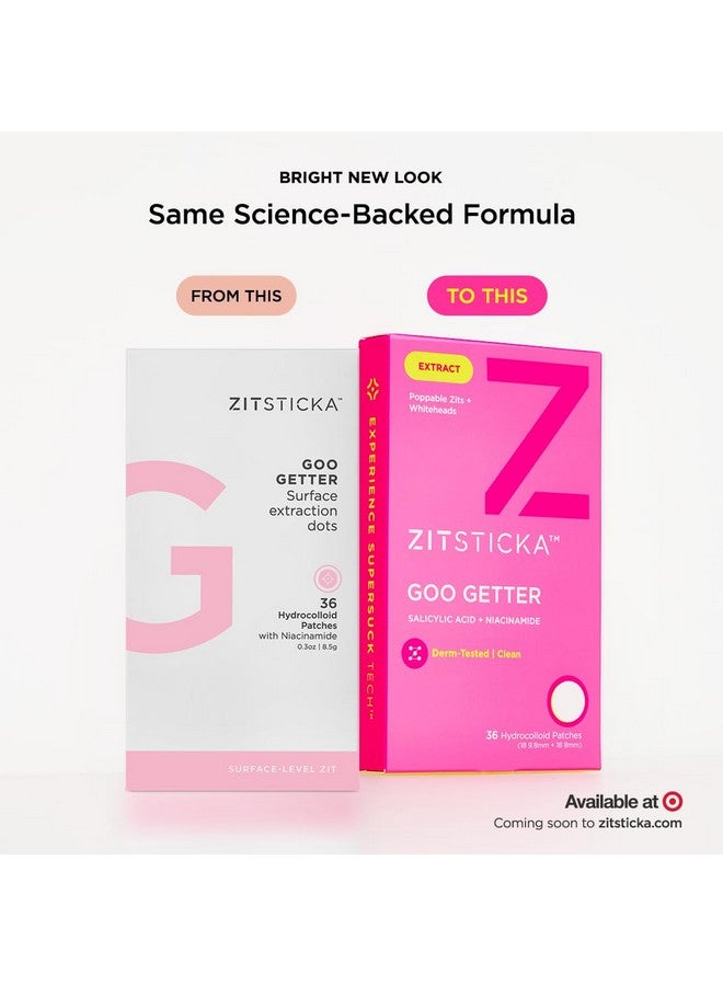ZitSticka Pimple Patches for Face and Body, Hydrocolloid Patches to Cover Zits & Blemishes, Acne Patches or Zit Spot Stickers, Body Blemish Patch (GOO GETTER 36 Pack) - Image 4