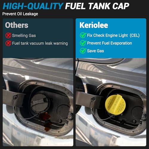 keriolee Gas Cap GT337 for 2014-2019 Chevrolet Impala, 2011-2013 Caprice,2011-2017 Equinox, 2012-2016 Buick LaCrosse,2011-2013 Regal, 2011-2017 GMC Terrain, 2012-2013 Cadillac Fuel Cap - Image 5