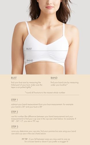 Yummie womens Peyton Seamless Wire Free Strapless Convertible Bra, Almond, Large - Image 3