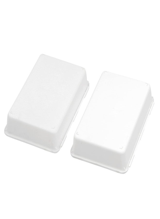 Cutting EDGE Plastic Set of 2 Interlocking Drawer Organizer for Cosmetics & Desk Storage Set, Divider or Separator Trays for Household, Kitchen & Office (White) - Image 5