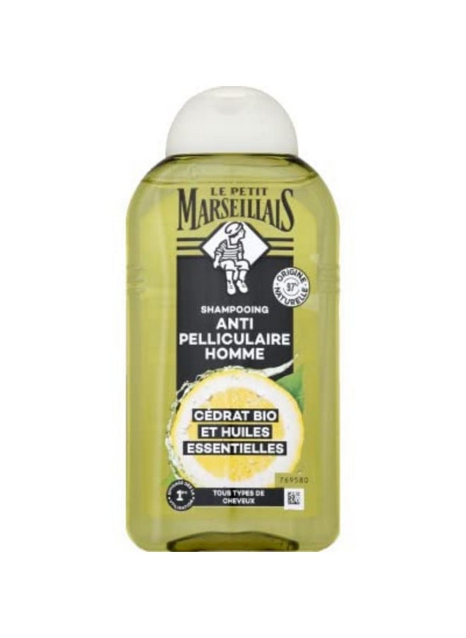 LE PETIT MARSEILLAIS Shampooing Antipelliculaire Infusion Huiles Essentielles Et Cédrat Bio Antidandruff Shampoo Organic Essential Oils And Citrus Infusion  - Image 1