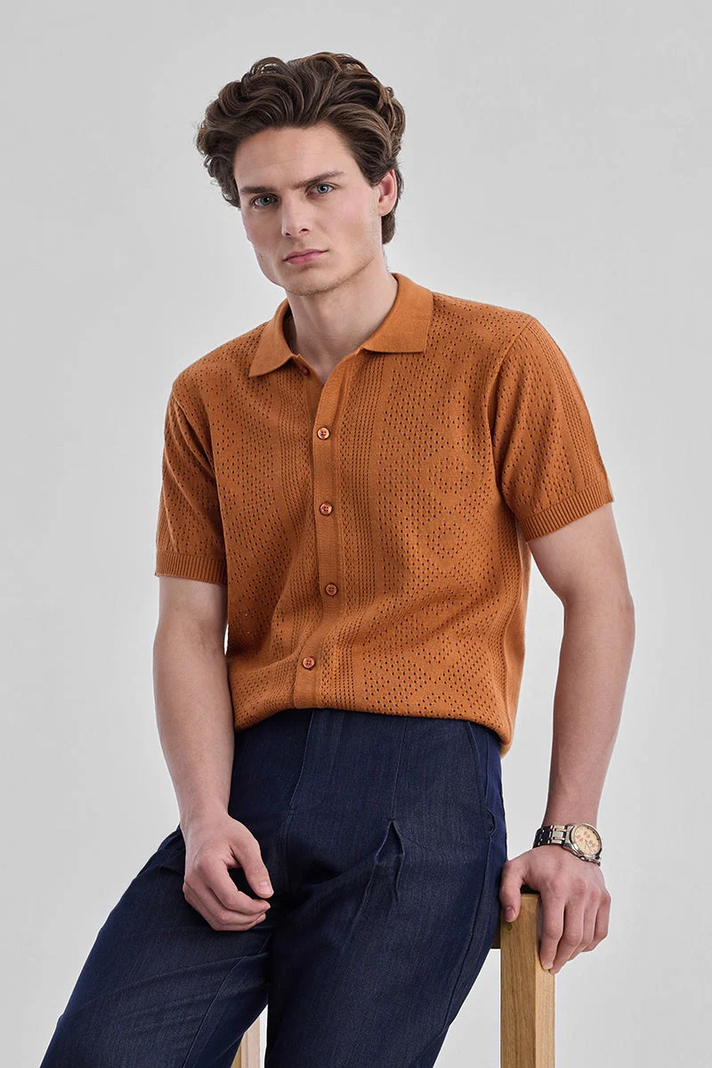 SNITCH 100% Cotton Knitted Polo Shirt