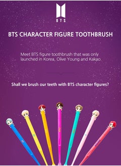 BTS K-Pop Idols Goods J-hope Character Figure Toothbrush with Convenient Magnetic Holder Toothbrush ‎2.9 x 1.1 x 10.4inch  - Image 4