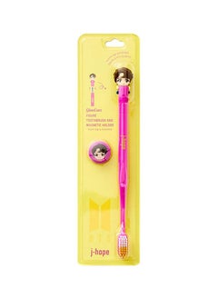 BTS K-Pop Idols Goods J-hope Character Figure Toothbrush with Convenient Magnetic Holder Toothbrush ‎2.9 x 1.1 x 10.4inch  - Image 1