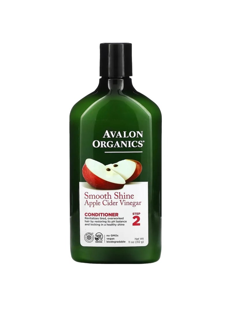 Avalon Organics - Avalon Organics Smooth Shine Apple Cider Vinegar Conditioner - Image 1