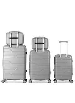 Milano Anti-Break Luggage Set 5 Pieces (12",14",20",24",28") (Silver) - pzsku/Z055900C112A2D13CCFDAZ/45/_/1736255839/ca2e92b0-4dc5-4a3e-a455-091d22f74637