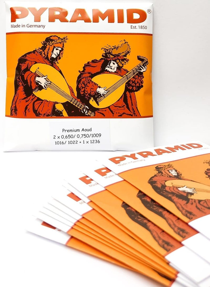 Pyramid Premium Aoud Strings - FaFa 4 Steel & 2 Nylon, Made in Germany