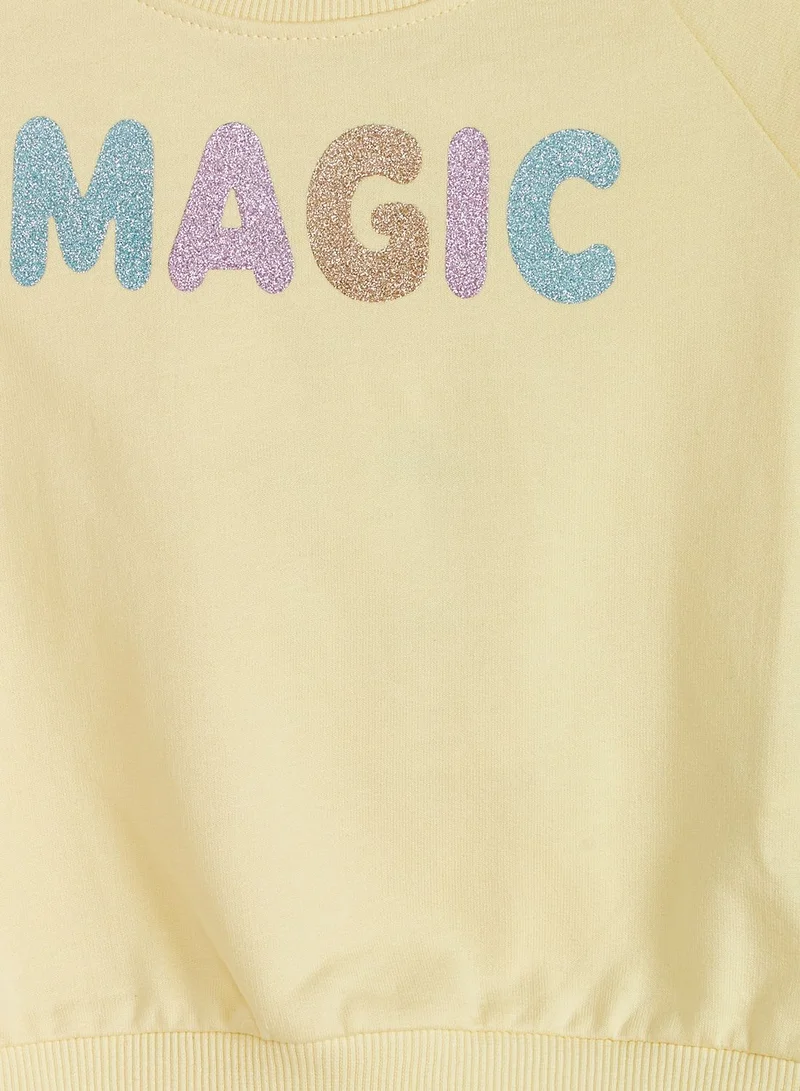 NAME IT Kids Text Print Sweatshirt
