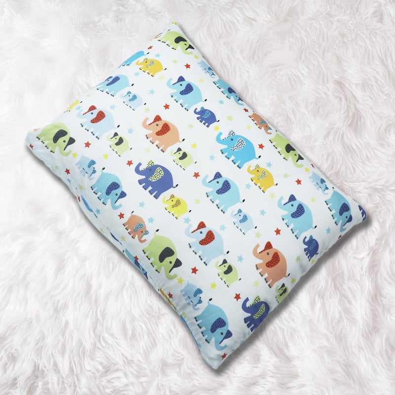 KRADYL KROFT Toddler Pillow with 100% Cotton Removable Cover - 20 X 15 Inches | Children Pillows | Baby Pillows - Cute Ellis - Image 5