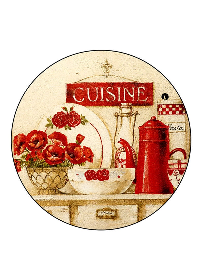 RKN Vintage Art Printed Pin Multicolour - Image 1