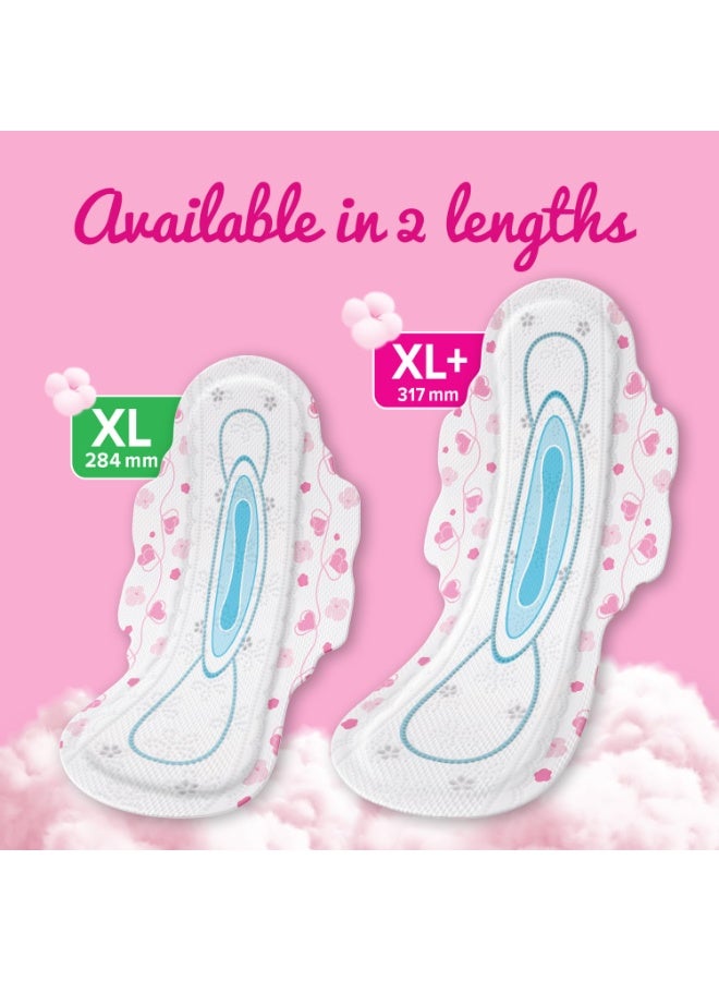 وسبير فوط صحية فائقة النعومة من ويسبر للنساء، مقاس كبير جدًا، 15 فوطة (عبوة واحدة) - Image 3