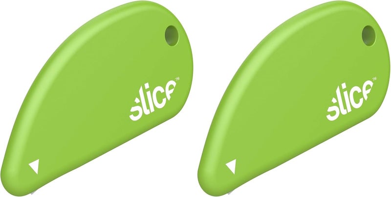 Slice Micro Ceramic Blade, Safety Cutter, Finger Friendly, Cuts Blister Packaging, Paper & Ideal for Outline Trims of Shapes or Coupons (Pack of 2) - Image 1