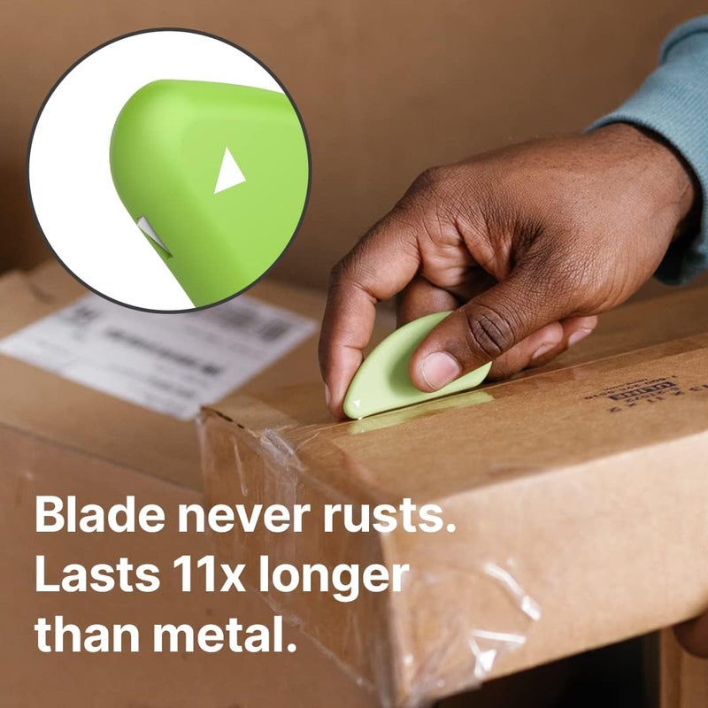 Slice Micro Ceramic Blade, Safety Cutter, Finger Friendly, Cuts Blister Packaging, Paper & Ideal for Outline Trims of Shapes or Coupons (Pack of 2) - Image 4